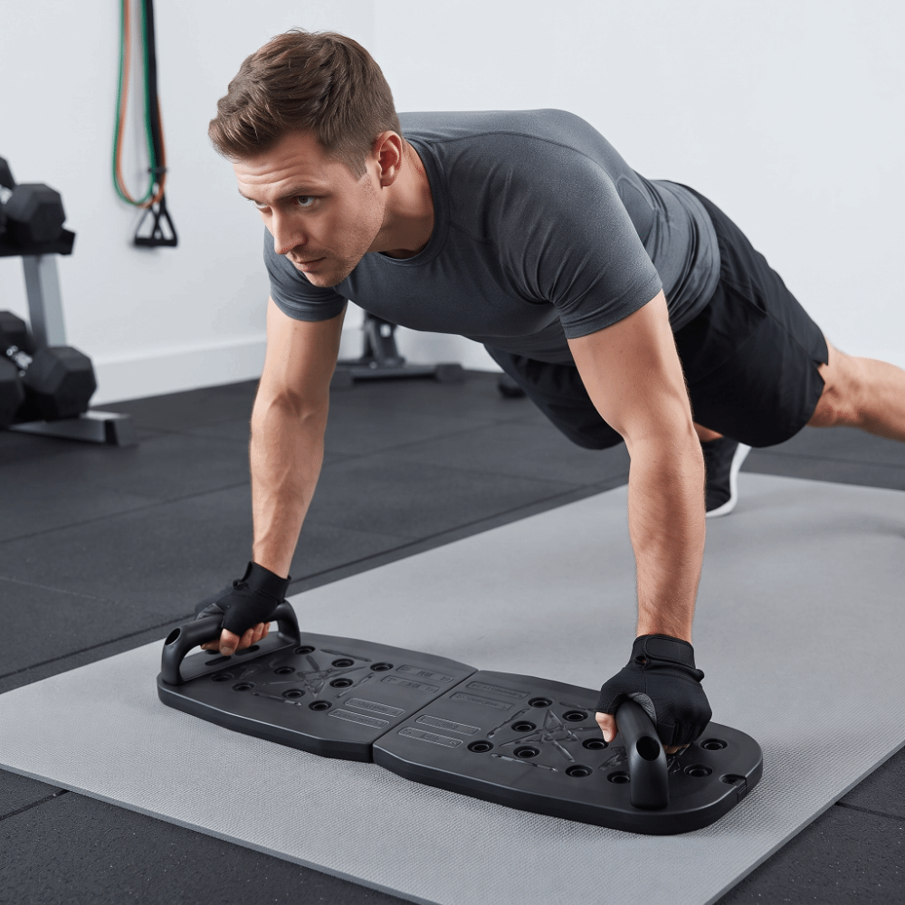 Push Up Board - Нескользящая доска для отжиманий, портативная, складная,