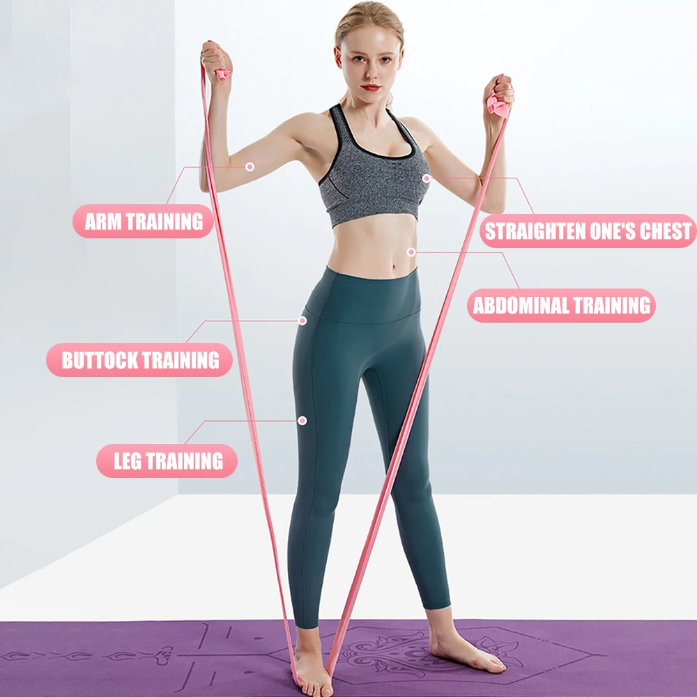 Эластичная резиновая лента для – обзор и цена Yoga Fitness Resistance Band