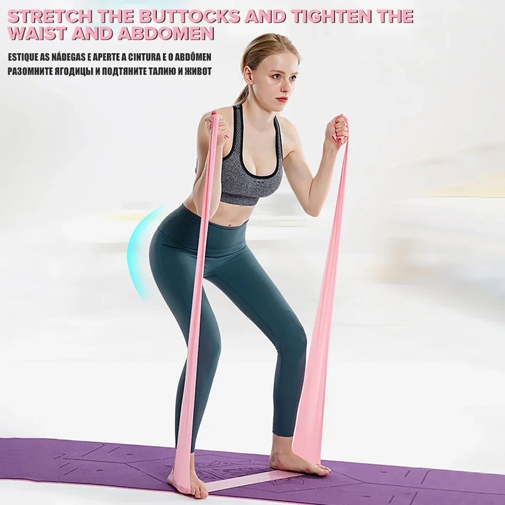Эластичная резиновая лента для – обзор и цена Yoga Fitness Resistance Band